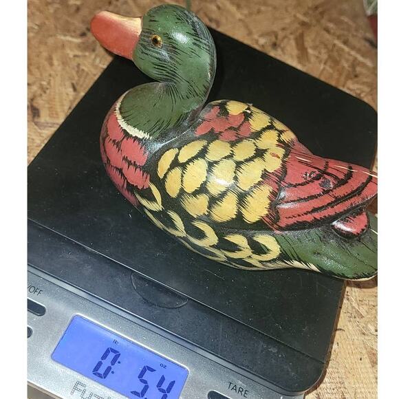 Beautiful Artisan Hand Painted Vintage Ceramic Mallard Duck - Picture 9 of 9